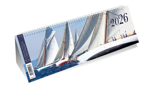 Kalendarz ze spiralką poziomy T-100-2-21 Michalczyk i Prokop